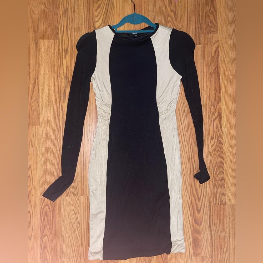 Midi bodycon long sleeve dress